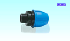 HDPE M.T.A. ( MALE ADAPTOR )   PN - 16 20 mm  x  1/2"
