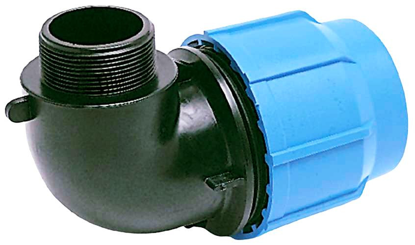 HDPE MALE ELBOW  PN - 16(20 mm  x  1/2")