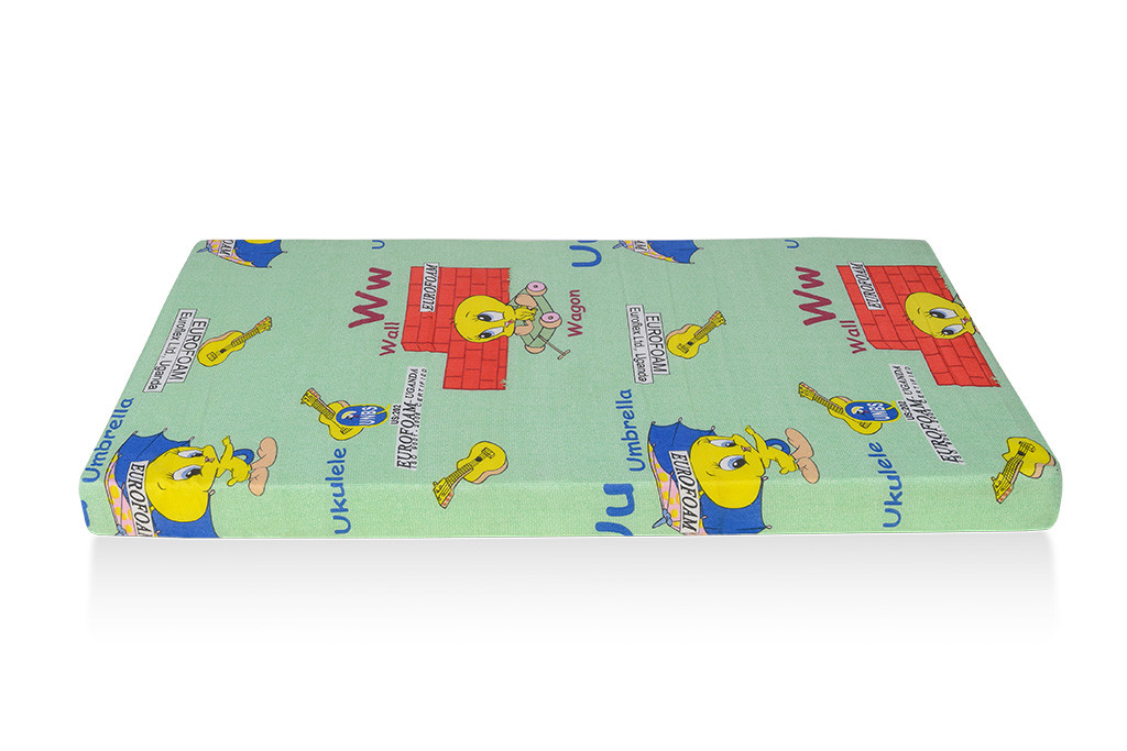 Baby Cot – Green Eurofoam Baby Mattress