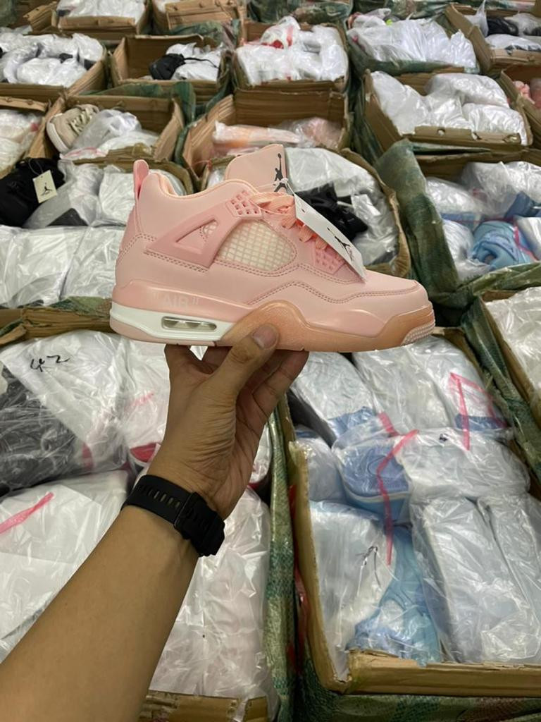 Pink Jordan 4s