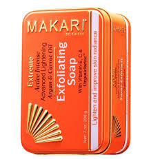 MAKARI exfoliating soap