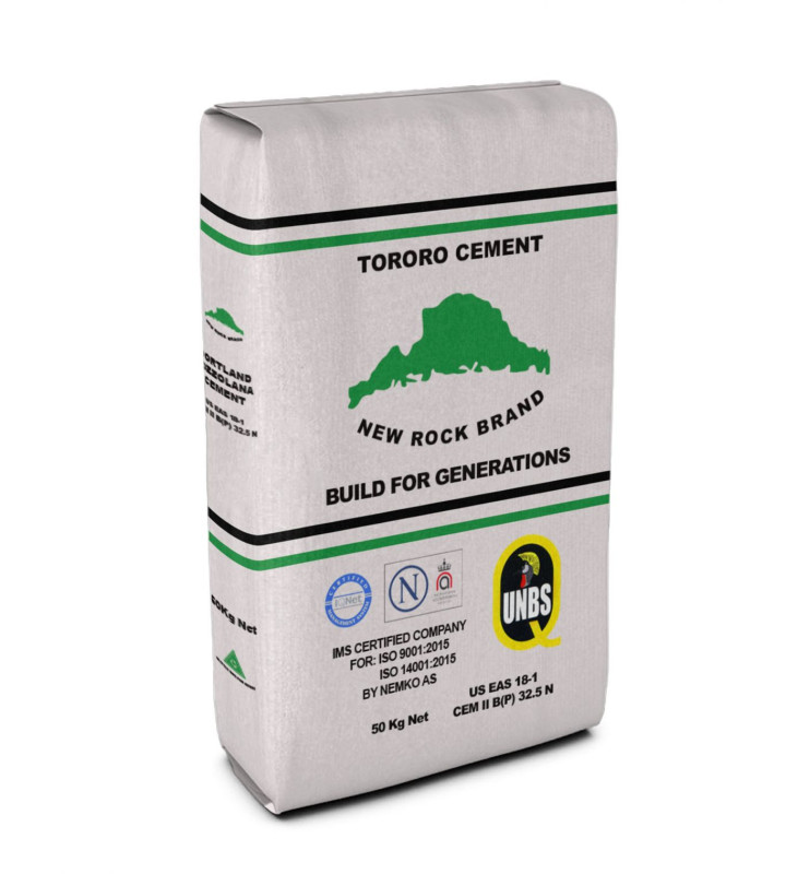 TORORO BLACK Portland Pozzolana Cement CEM II B(P) 32.5 N – PPC