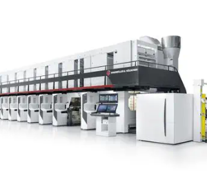 Windmoller & Holscher rotogravure printing machine