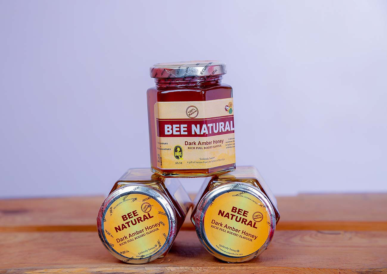 dark amber honey