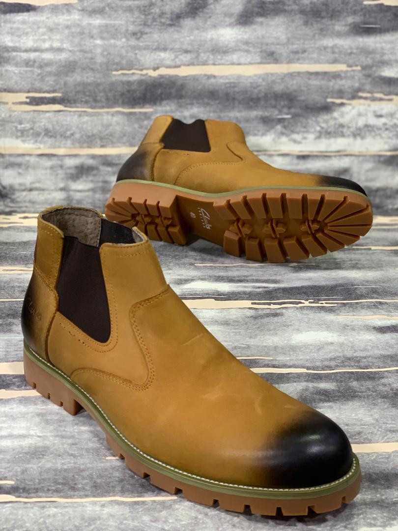 Gentle Original Leather Shoes Timberland Boots For Men-  Brown