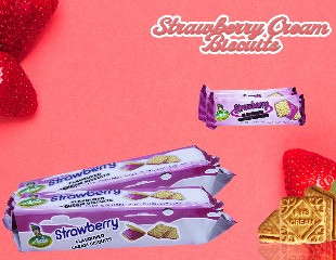 Balaji Atis Strawberry Cream Biscuits