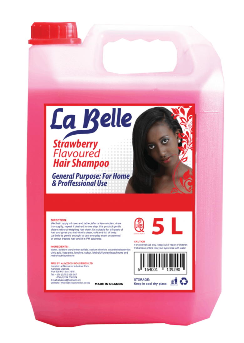 La Belle Strawberry flavoured hair shampoo