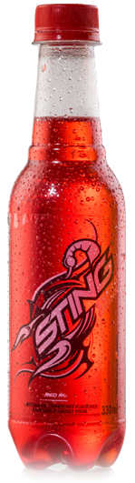 Sting Red Rush 330ml x 24 Plastic Bottles
