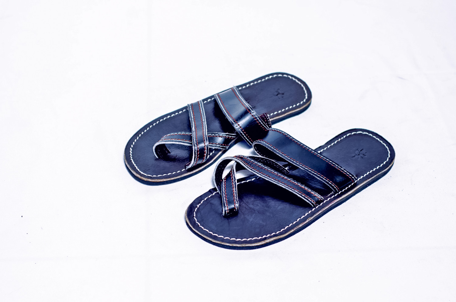 MENS SHOES (MENS BLACK SANDLES)
