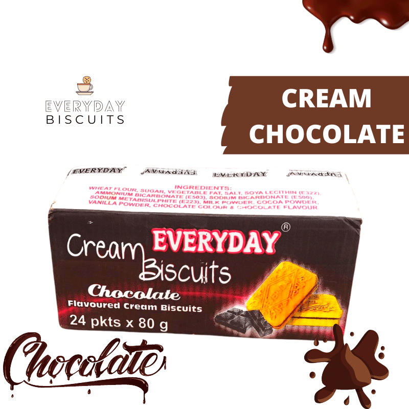 EVERYDAY CHOCOLATE CREAM BISCUITS (80 GRAMS PACK)