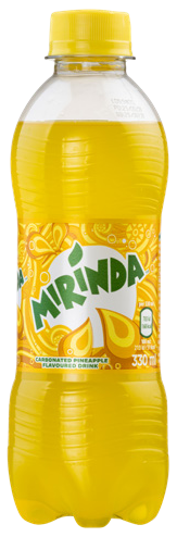 Soft Drink Pepsi Mirinda Pineapple Plastic Bottles - 330ml x 12