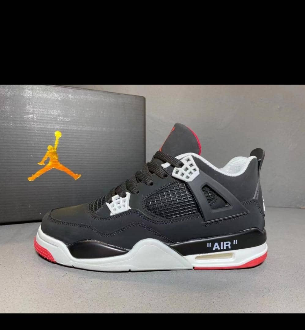 black Jordan 4s