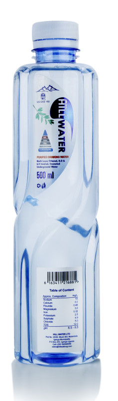 500Mls drinking water