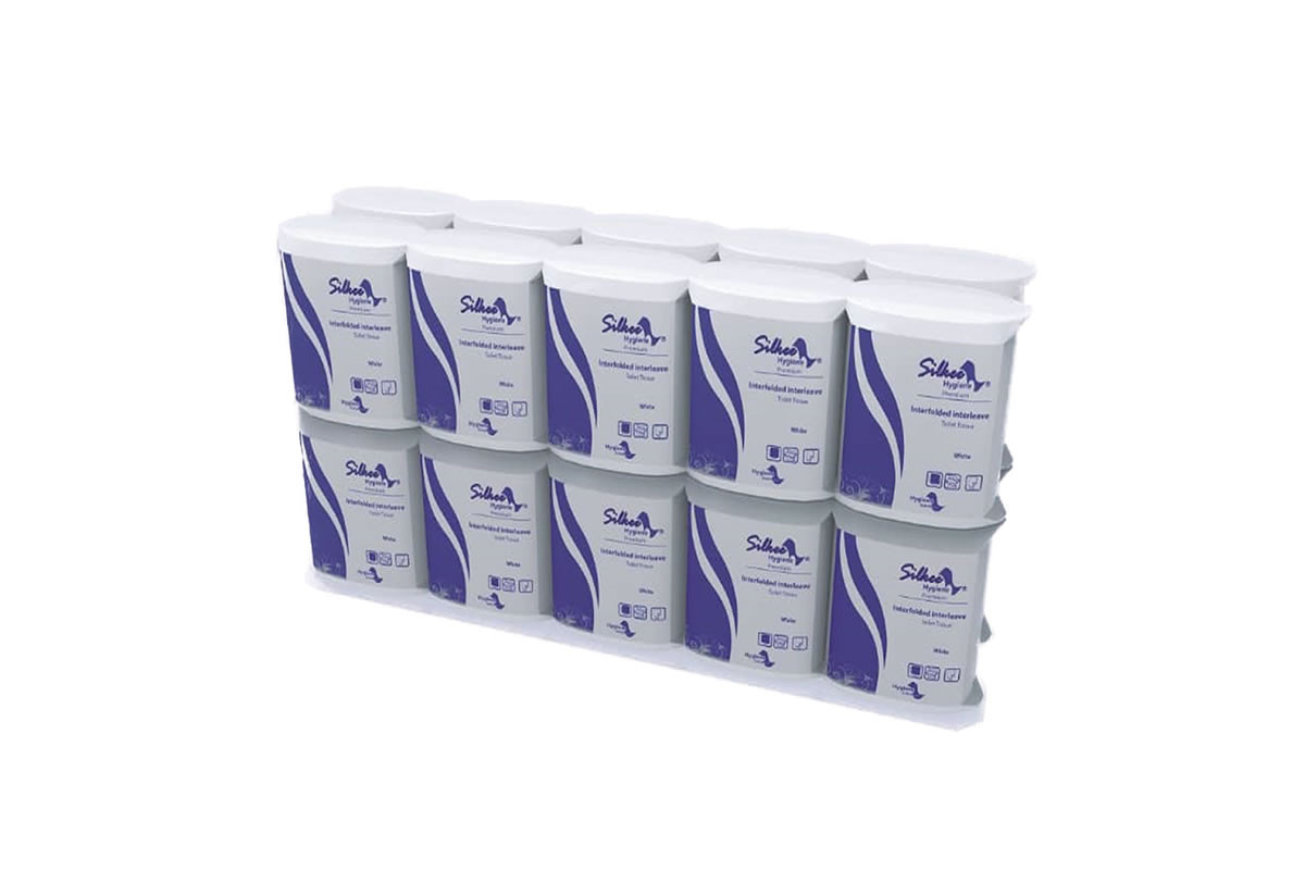 Silkee Hygiene Interfolded Interleave Toilet Paper Premium/ 20 PKTS /BAIL