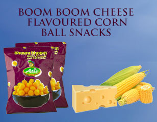 Balaji Atis Bhoom Bhoom Cheese Corn Ball Snacks