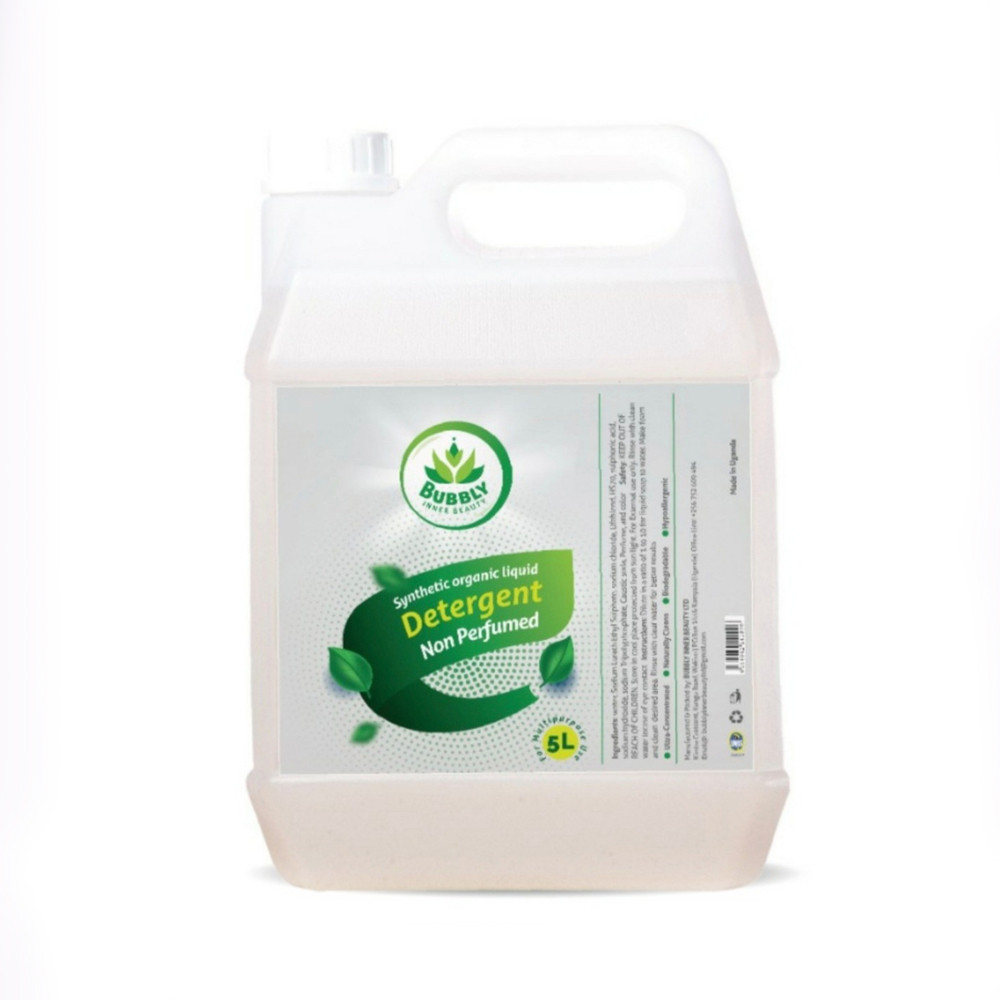 Bubbly Synthetic Organic Liquid Detergent Non Perfumed 5Ltr