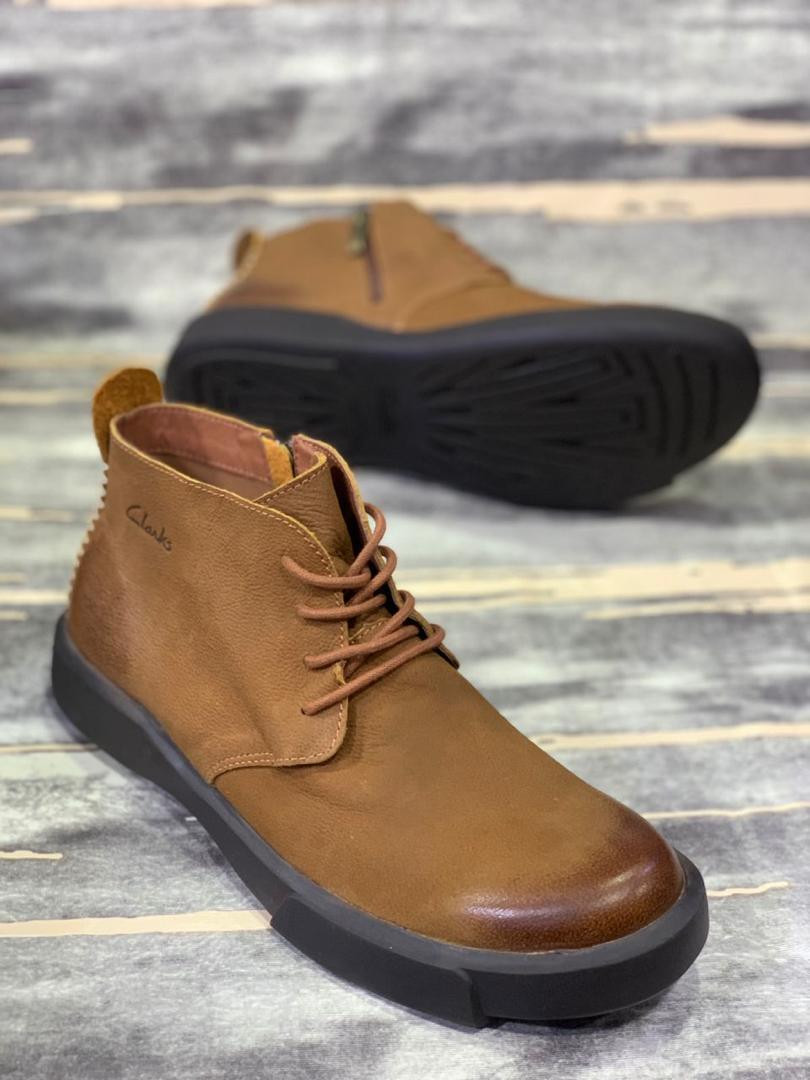 Pure Rubber Sole Boot Shoes Men