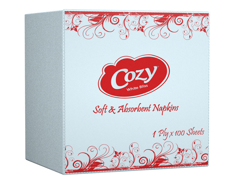 Cozy Napkins Red 60 Pack/ 60 PKTS / CARTON