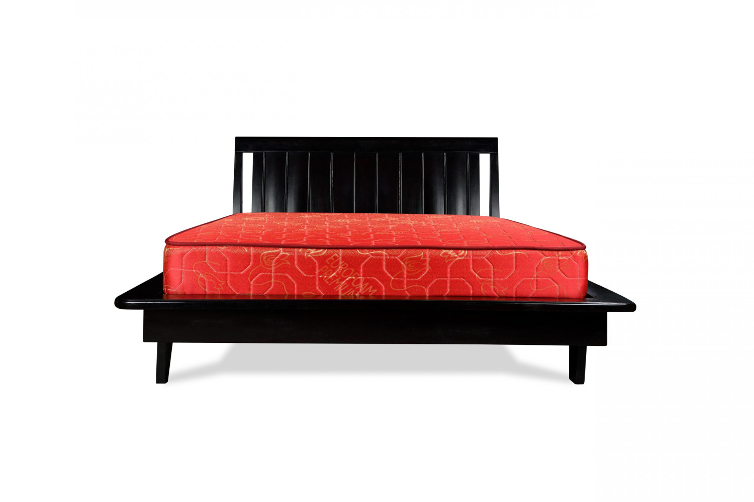 High Density Quilted Eurofoam Mattress – Maroon Flower