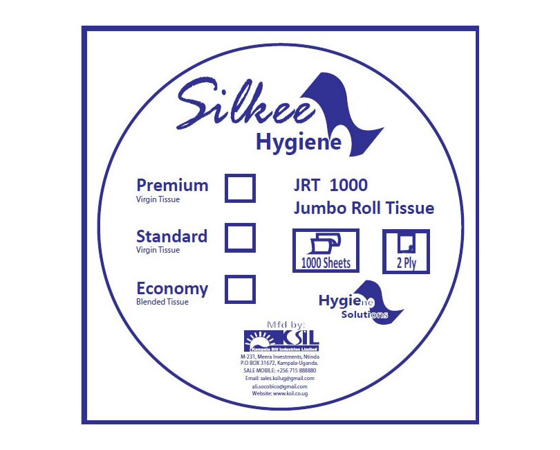 Silkee Hygiene JRT 1000 Premium , 24 ROLLS/ CTN